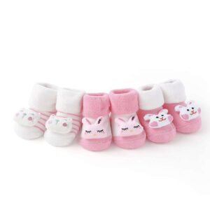 Cozy Bunny Ear Baby Booties